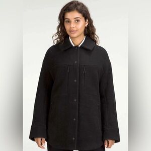 Lululemon- Size 6- Insulated Wool Shirt Jacket